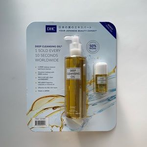 NWT DHC Deep Cleansing Oil, 10.1 oz + Travel